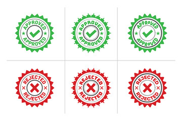 Approved and Rejected Stamps Collection