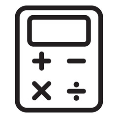 Obraz premium calculator icon vector