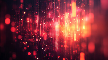 Futuristic abstract HUD interface with glowing holographic elements and data streams Symbolizing advanced technology artificial intelligence and digital innovation in a sci-fi virtual environment

