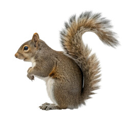 Obraz premium Squirrel isolated on transparent background