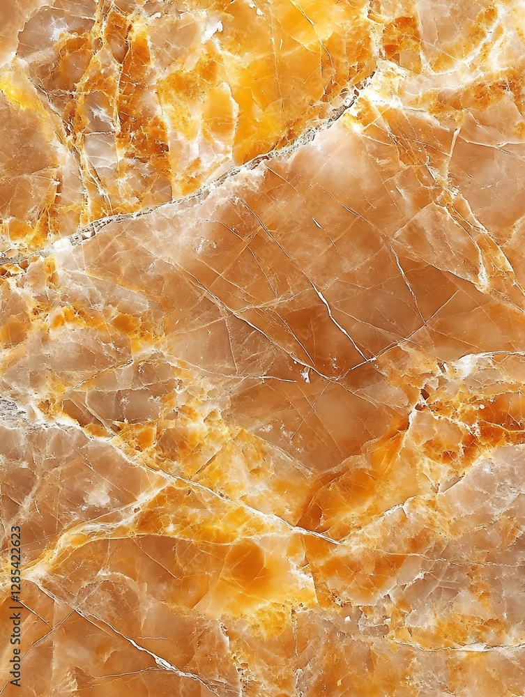 Poster textured surface of elegant brown onyx stone suitable for various design applications : generative a