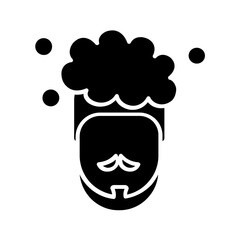 barbershop hair wash icon
