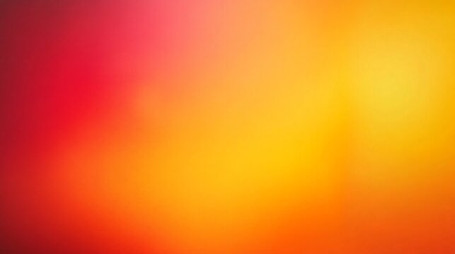 Abstract gradient background of glossy red and yellow colors - Powered by Adobe