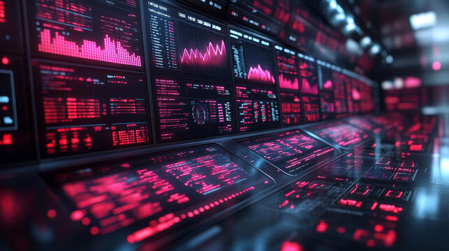 A dynamic display of financial data flows across a high-tech digital interface with glowing numbers graphs and charts representing market trends investment analysis and economic forecasting