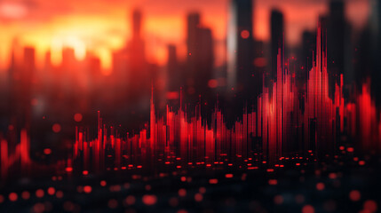 A dynamic display of financial data flows across a high-tech digital interface with glowing numbers graphs and charts representing market trends investment analysis and economic forecasting