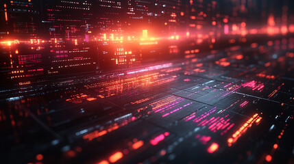 A dynamic display of financial data flows across a high-tech digital interface with glowing numbers graphs and charts representing market trends investment analysis and economic forecasting