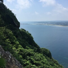 섬 풍경 한국 제주도 풀 바다 항공뷰