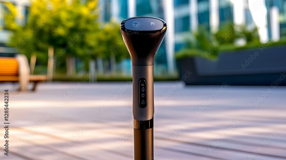 Aufkleber smart cane with built-in sos button for emergency alerts and improved mobility