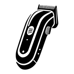 Simple Vector Icon of a Electric clippers &ndash; Logo Design Illustration