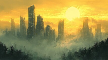 Calm lake surrounded by mountainous landscape with reflections of trees and peaks on the water creating a serene view