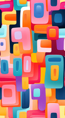 Abstract symbolic representations geometric shapes design poster background