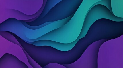 Obraz premium Modern abstract gradient green purplish blue banner background