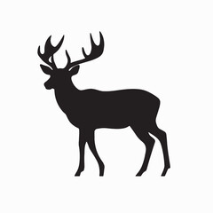 Fototapeta premium Wildlife Concept Captured in Deer Silhouette