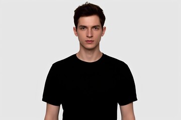 Fototapeta premium black t-shirt