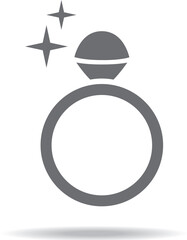 Shiny ring icon