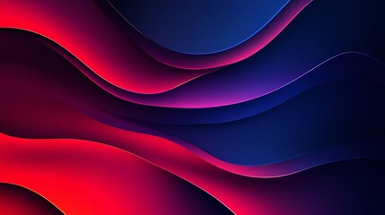 Modern abstract gradient red purplish blue banner background