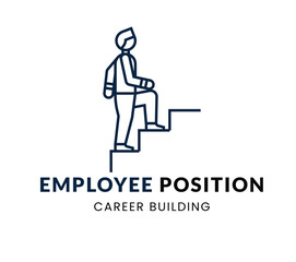 Employee Position line Icon Set .  Vector Illustration