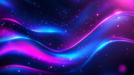 Fototapeta premium Purple and blue background with a light trail