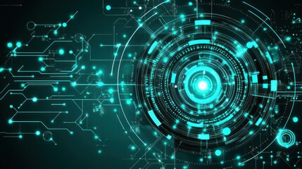 Abstract futuristic technology background design