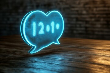 Fototapeta premium Futuristic Voice Recognition Empowering Customer Service with AI-Powered Automation and Efficiency