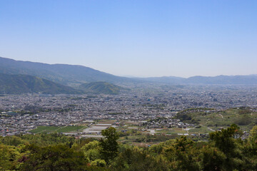 松本盆地（長野県松本市）