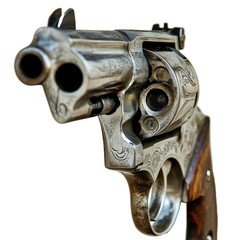 revolver isolated on transparent background