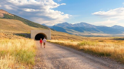 Walking through an abandoned nuclear test site, where radiation levels are still dangerous.