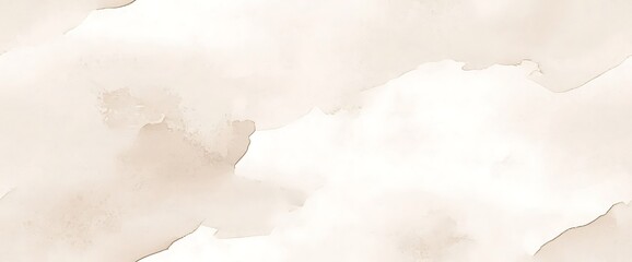 Abstract Beige watercolor seamless background, Brush stroked painting pastel warm color, Hand drawn vector texture