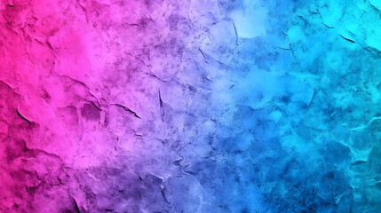 Obraz premium Pink and Blue Crumpled Paper Texture, Soft Gradient Abstract Background, Wrinkled Artistic Surface