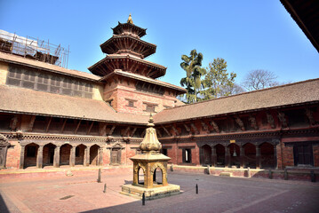 Fototapeta premium Patan Durbar is one of the three Dubar Squares in Kathmandu, Nepal 