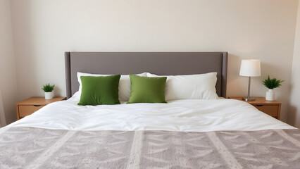 Cozy Unmade Bed with Soft Natural Lighting in a Serene Bedroom