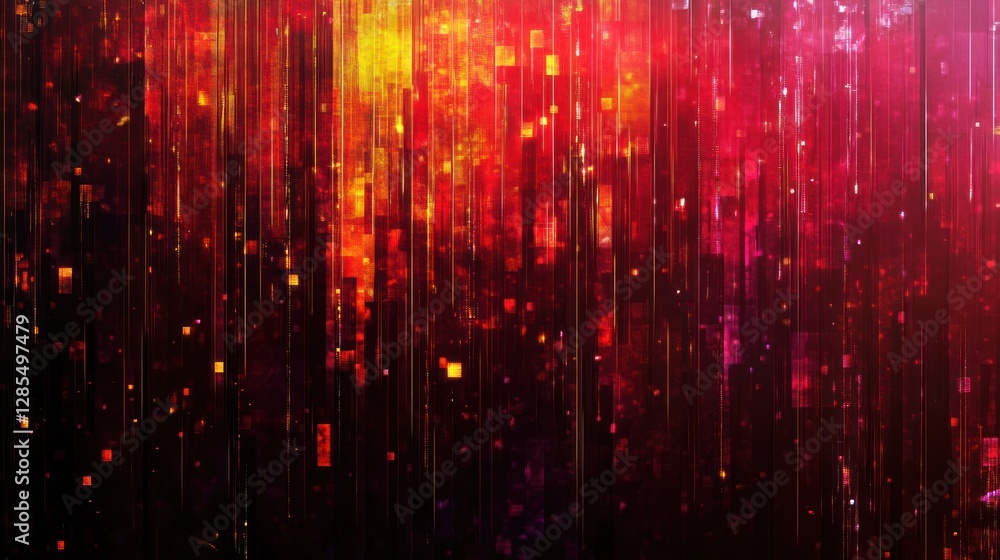 Poster abstract vibrant background with colorful streaks and patterns