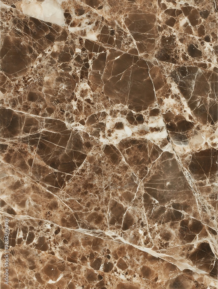 Poster elegant natural stone marble texture for interior and design use in a rich brown color palette : gen