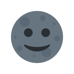 Fototapeta premium Smiling Moon Face