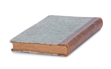Old vintage book isolated