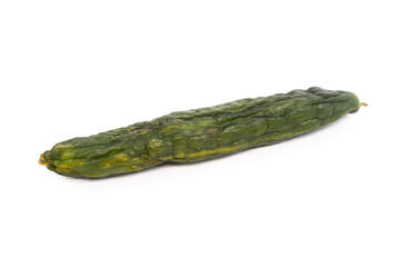 Rotten cucumber isolated