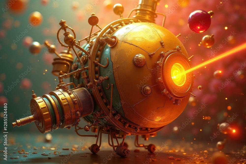 Poster image is computer generated image of steam engine