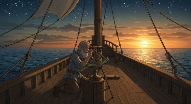 Charting the Course under Starlit Skies Navigating by Ancient Methods