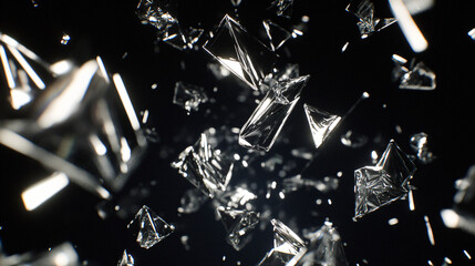 a black and white photo of a diamond