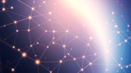 Cyber Tech Background with Digital Grid and Tech Lines