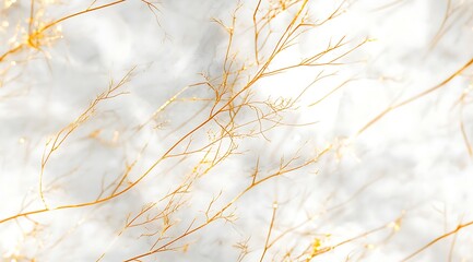 White marble seamless texture background with gold and grey wines, abstract