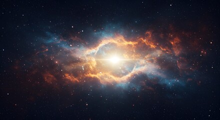 Obraz premium Stunning Nebula in Deep Space a Celestial Event