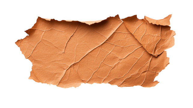 Textured brown paper on dark background, a versatile design element