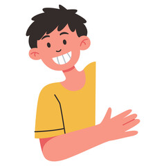 People Peeping Corners Illustration