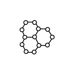 Structure molecule icon