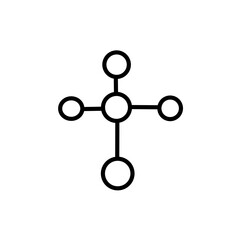 Structure molecule icon