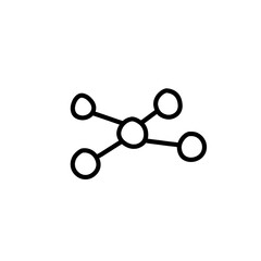 Structure molecule icon
