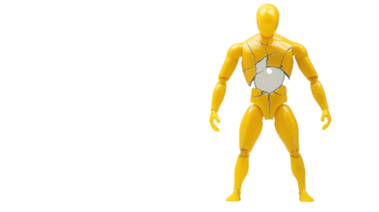 The daring flash action figure, a dynamic display of speed and heroism in collectible pose