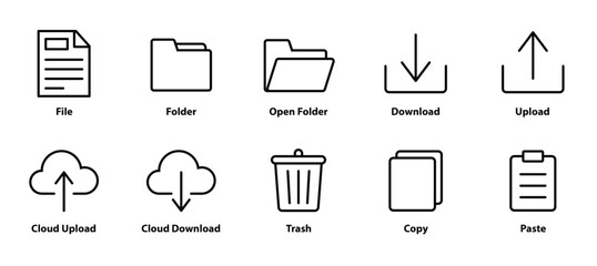 File & Document Icons