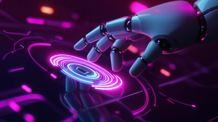 Robotic Hand and Futuristic Interface